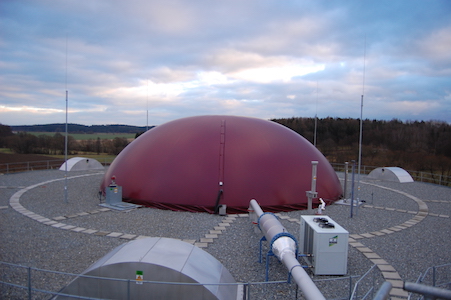 Biogasstation in Meclov
